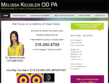 Tablet Screenshot of keuslervision.com